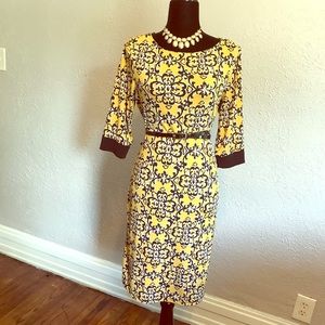 Size Medium Liz Claiborne Dress (black and yellow)